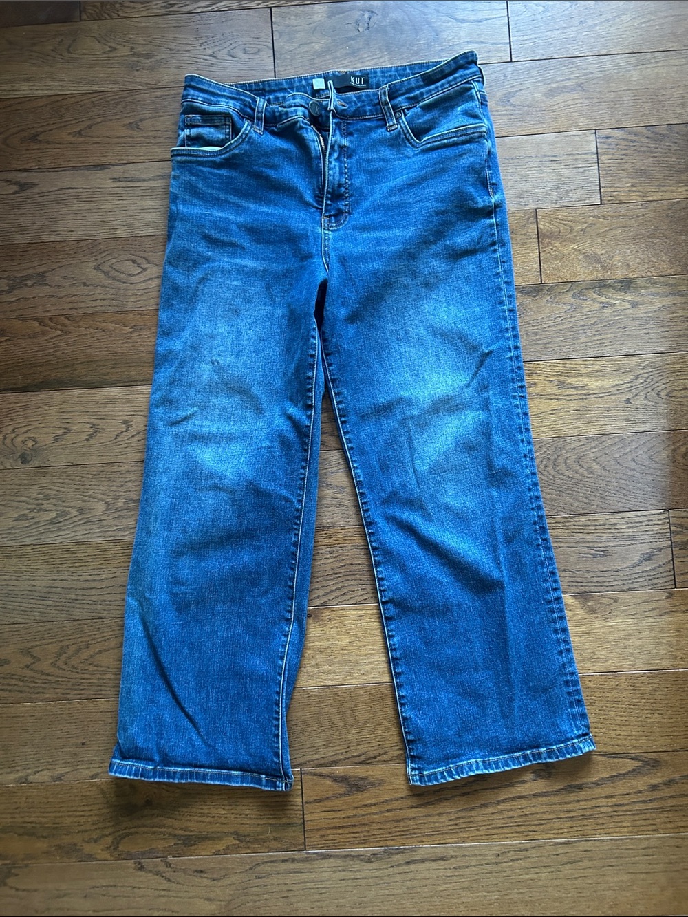 Kut from the Kloth Women's Blue Boyfriend Jeans